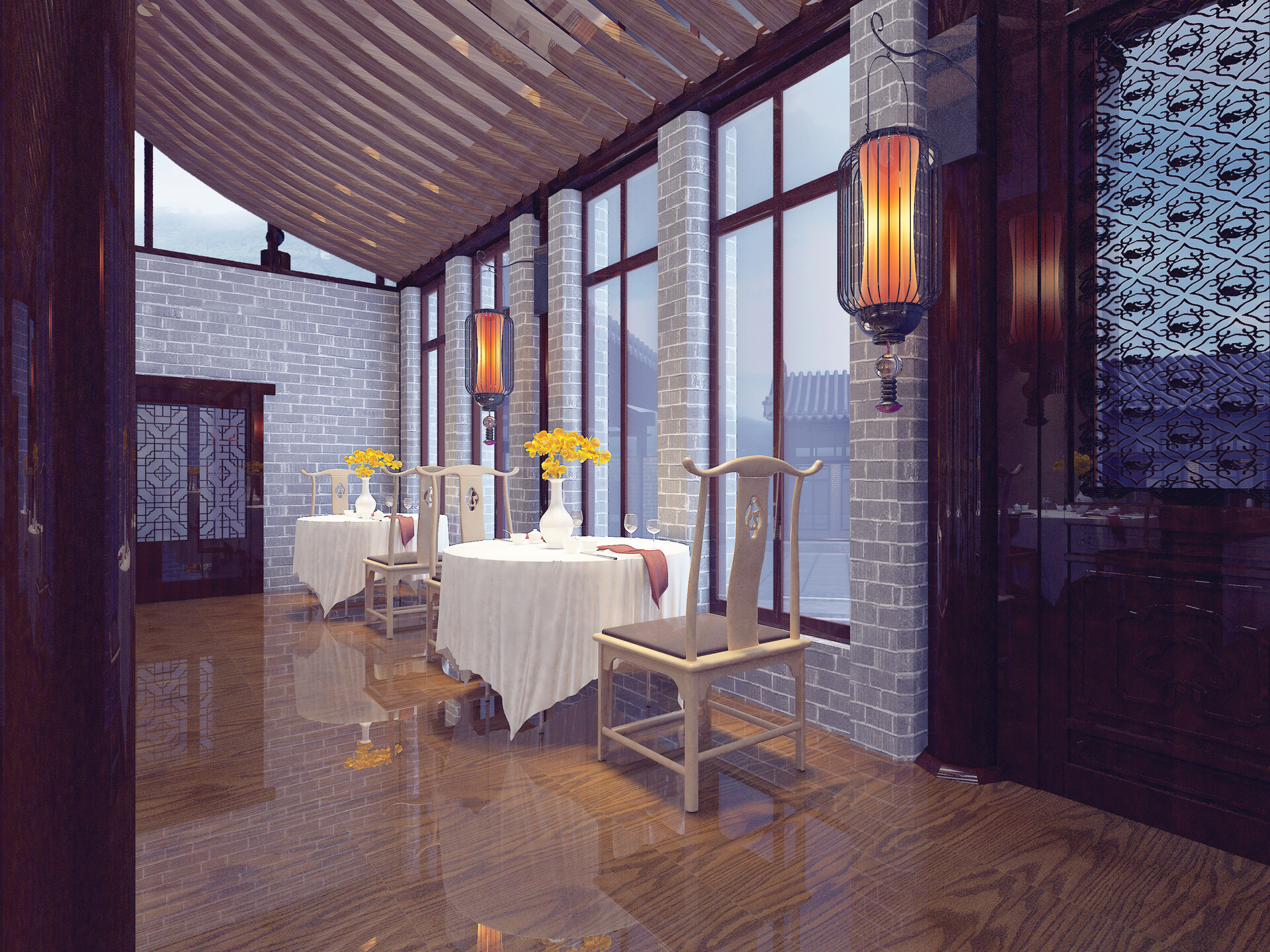 Graduation Design Project | Hotel & Restaurant in a Traditional Chinese Siheyuan — artwork 13