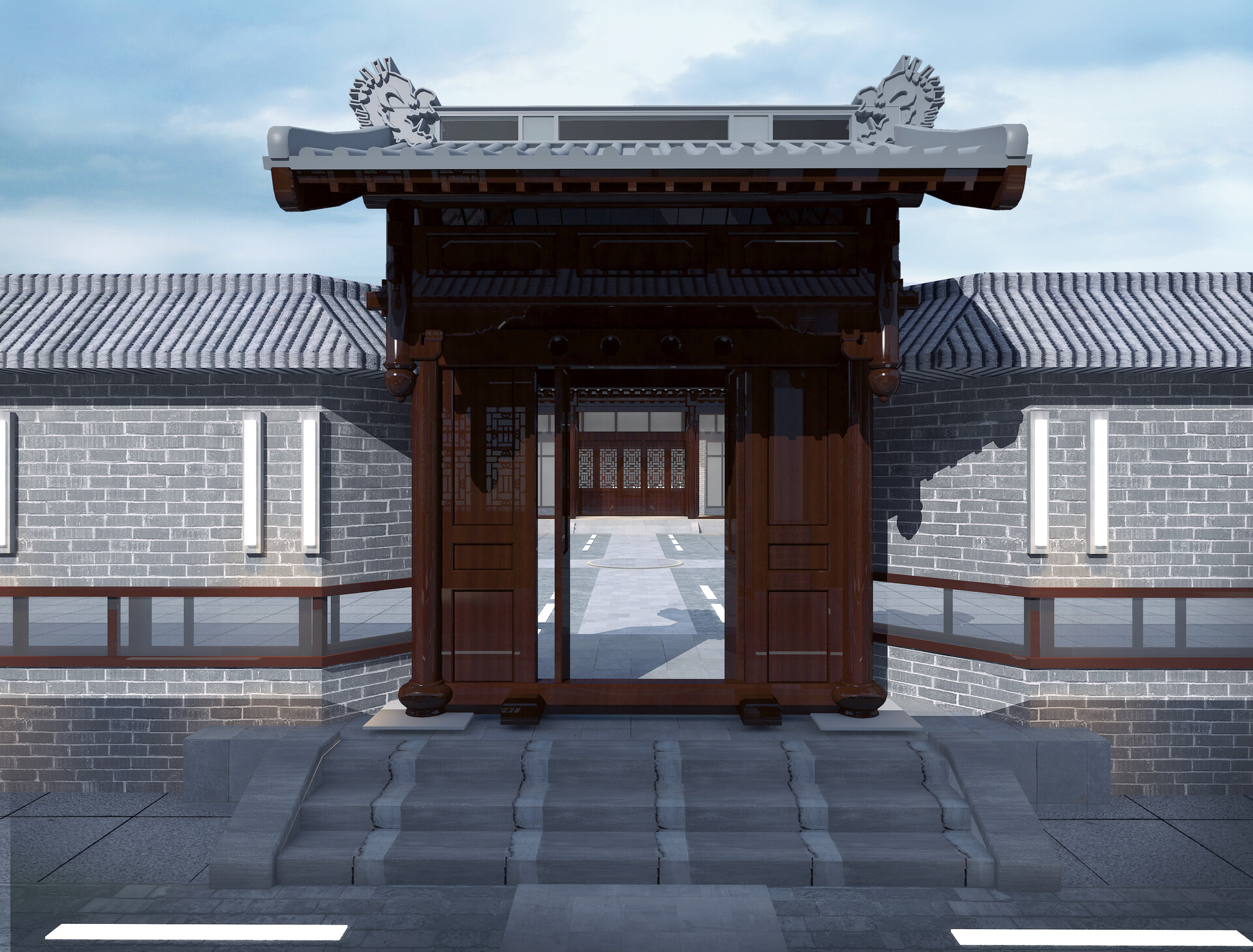 Graduation Design Project | Hotel & Restaurant in a Traditional Chinese Siheyuan — artwork 7