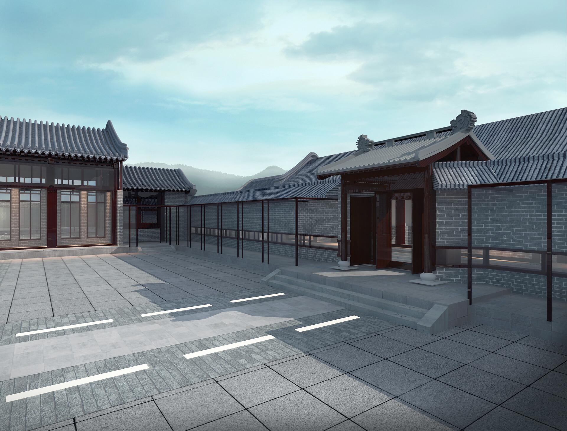 Graduation Design Project | Hotel & Restaurant in a Traditional Chinese Siheyuan — artwork 1