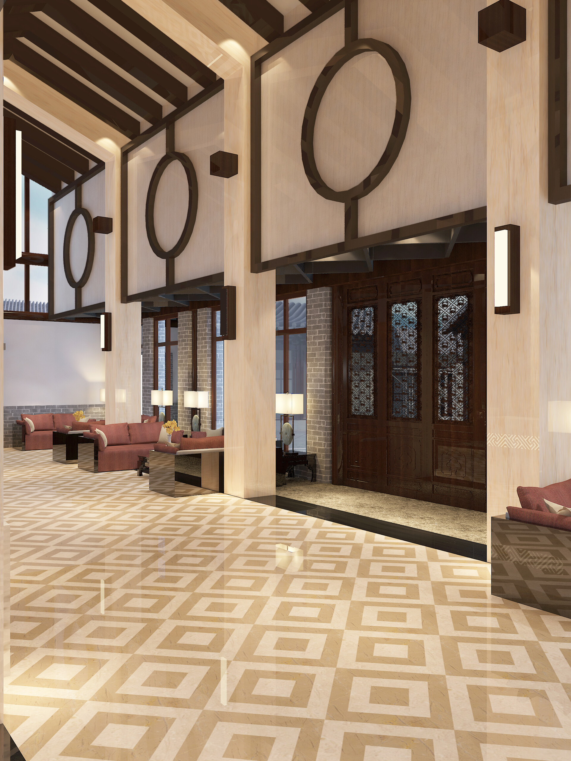 Graduation Design Project | Hotel & Restaurant in a Traditional Chinese Siheyuan — artwork 10