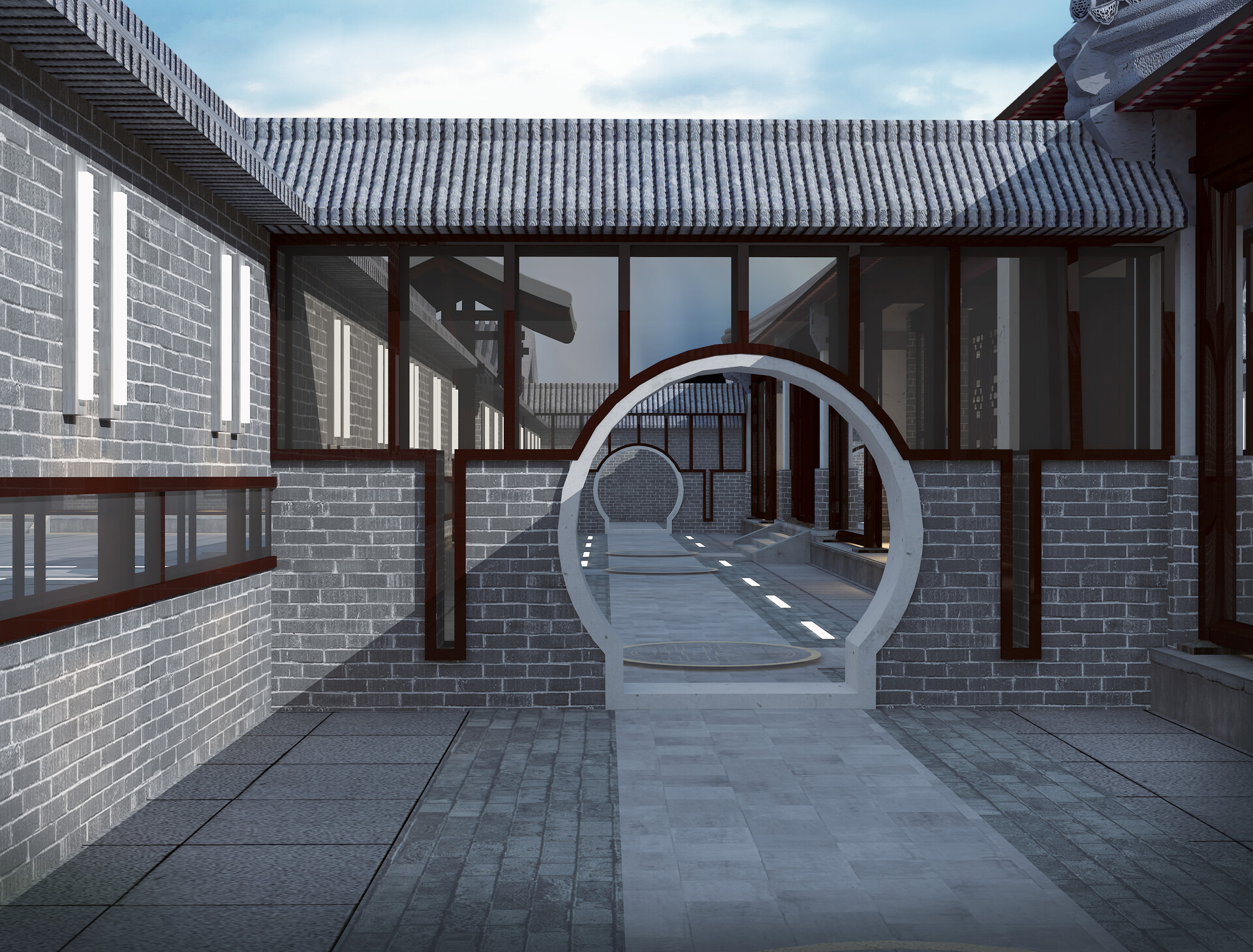 Graduation Design Project | Hotel & Restaurant in a Traditional Chinese Siheyuan — artwork 5