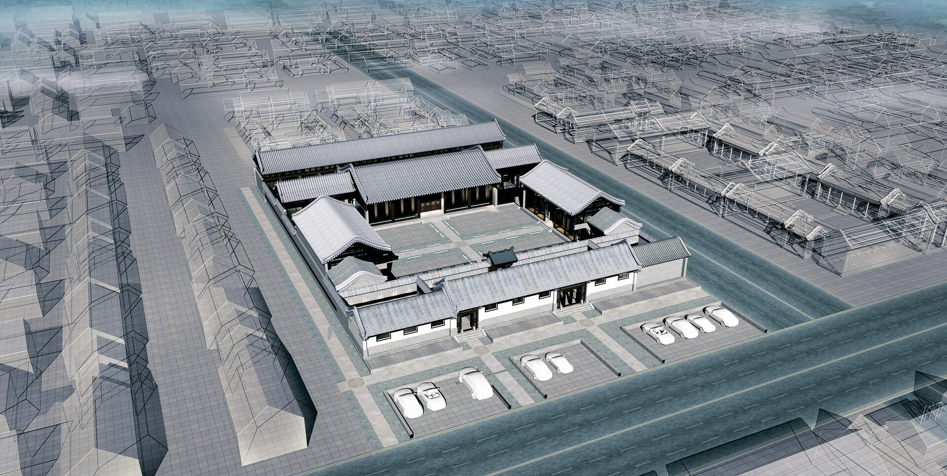 Graduation Design Project | Hotel & Restaurant in a Traditional Chinese Siheyuan — artwork 2