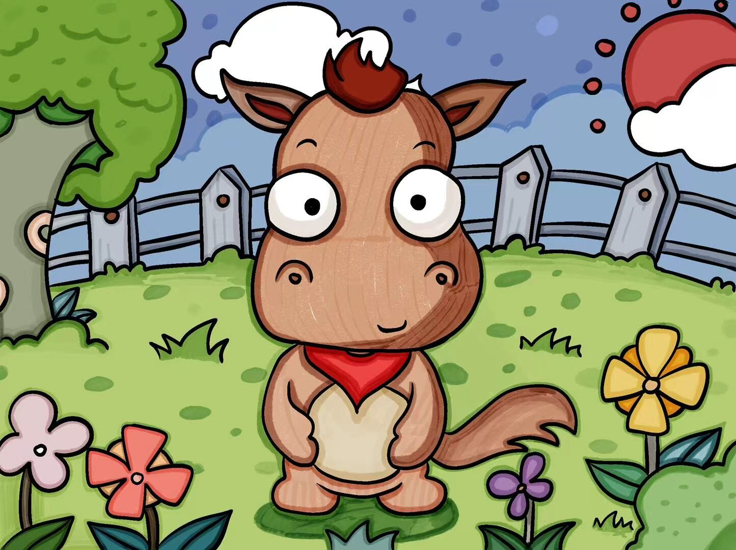 Children’s Art Teaching Samples | Procreate Demo Illustrations for Kids’ Art Classes — artwork 6