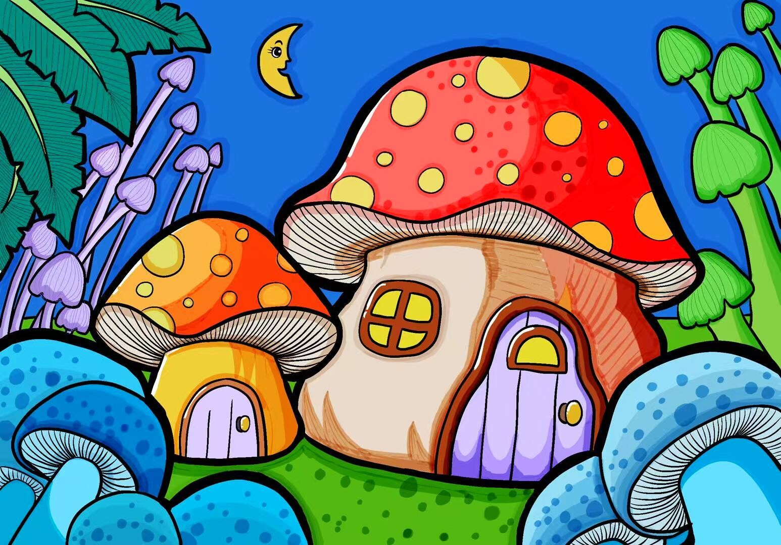 Children’s Art Teaching Samples | Procreate Demo Illustrations for Kids’ Art Classes — artwork 3