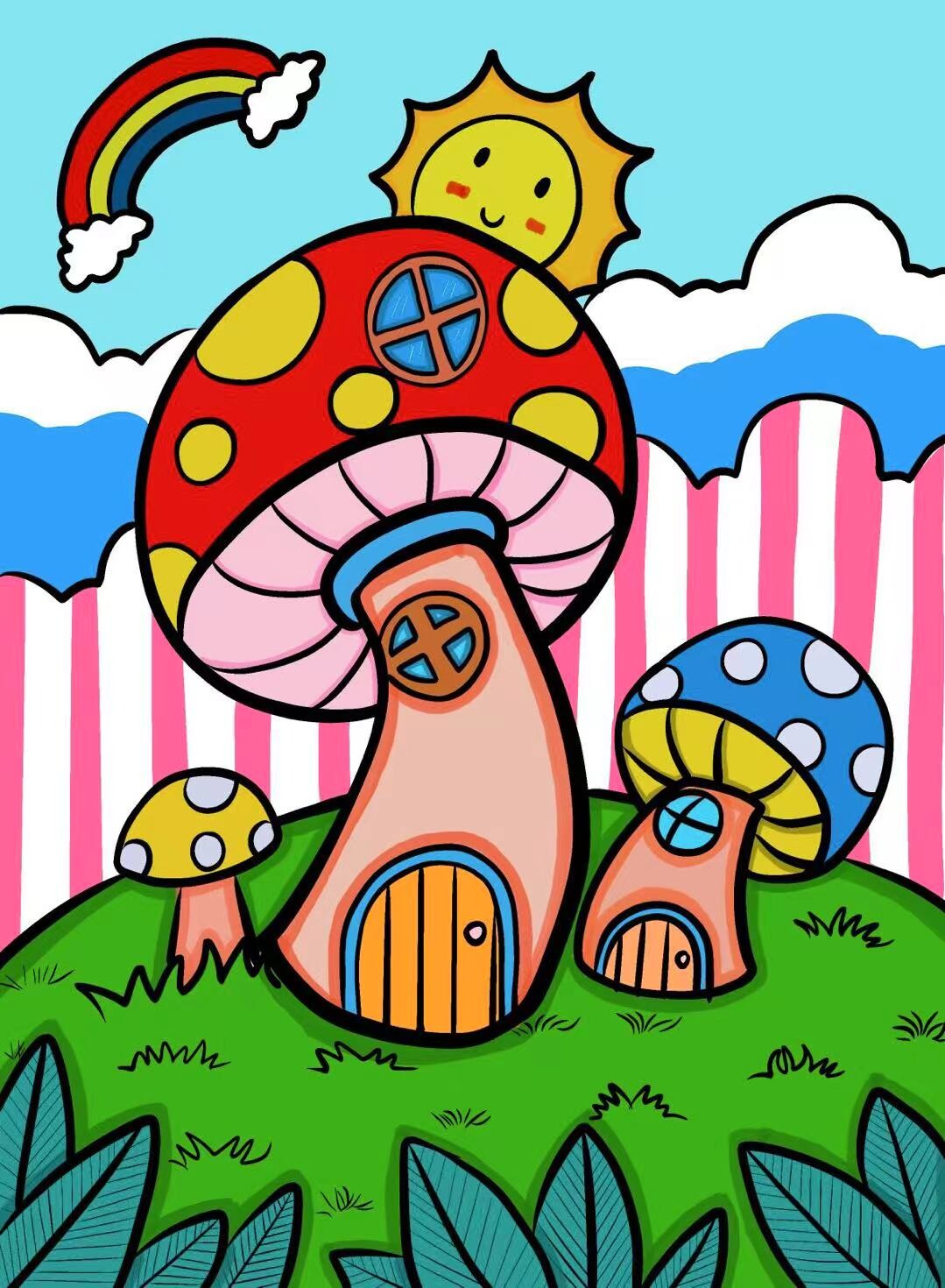 Children’s Art Teaching Samples | Procreate Demo Illustrations for Kids’ Art Classes — artwork 7