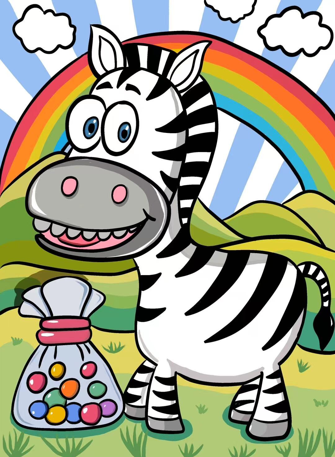 Children’s Art Teaching Samples | Procreate Demo Illustrations for Kids’ Art Classes — artwork 9
