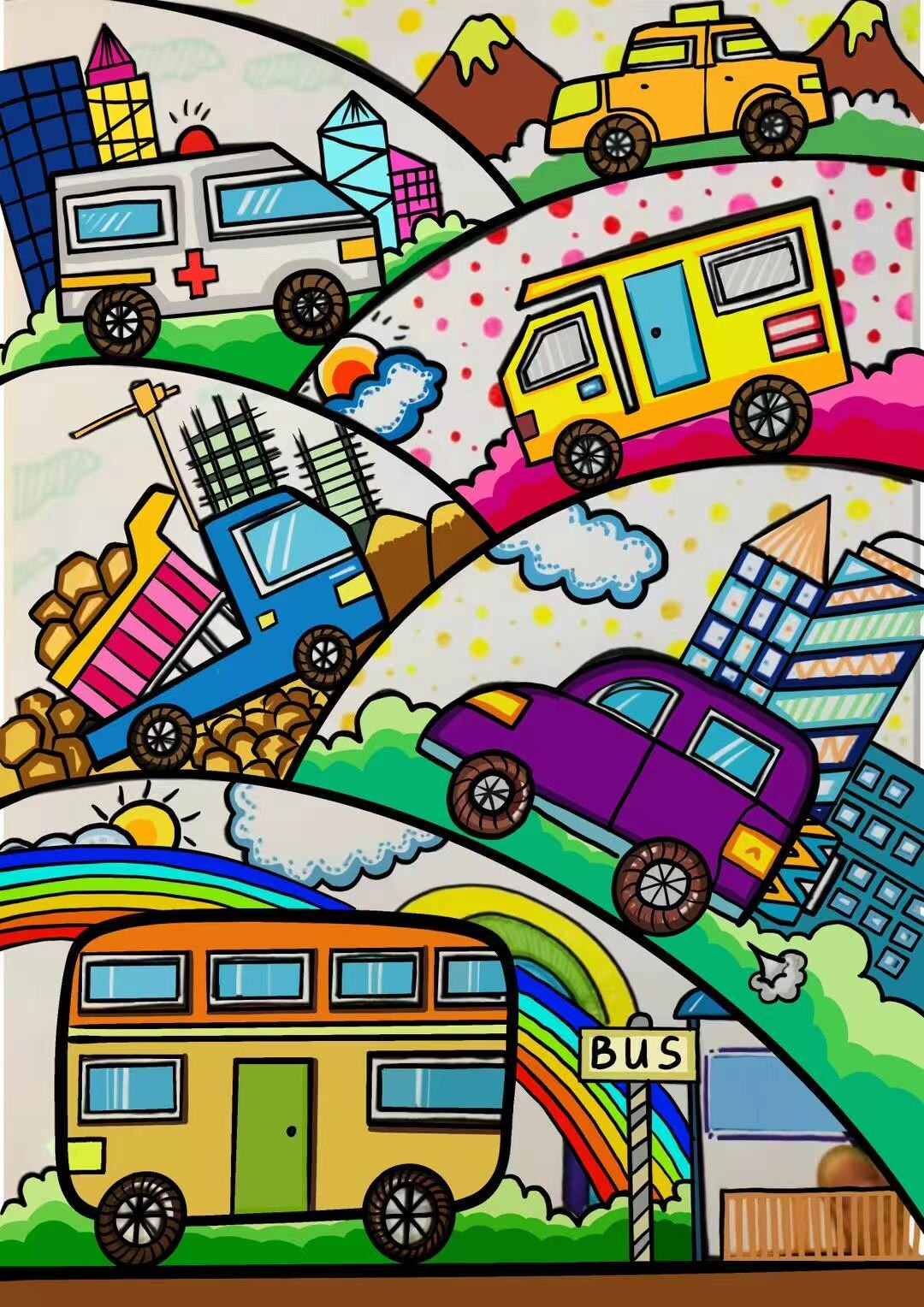 Children’s Art Teaching Samples | Procreate Demo Illustrations for Kids’ Art Classes — artwork 34