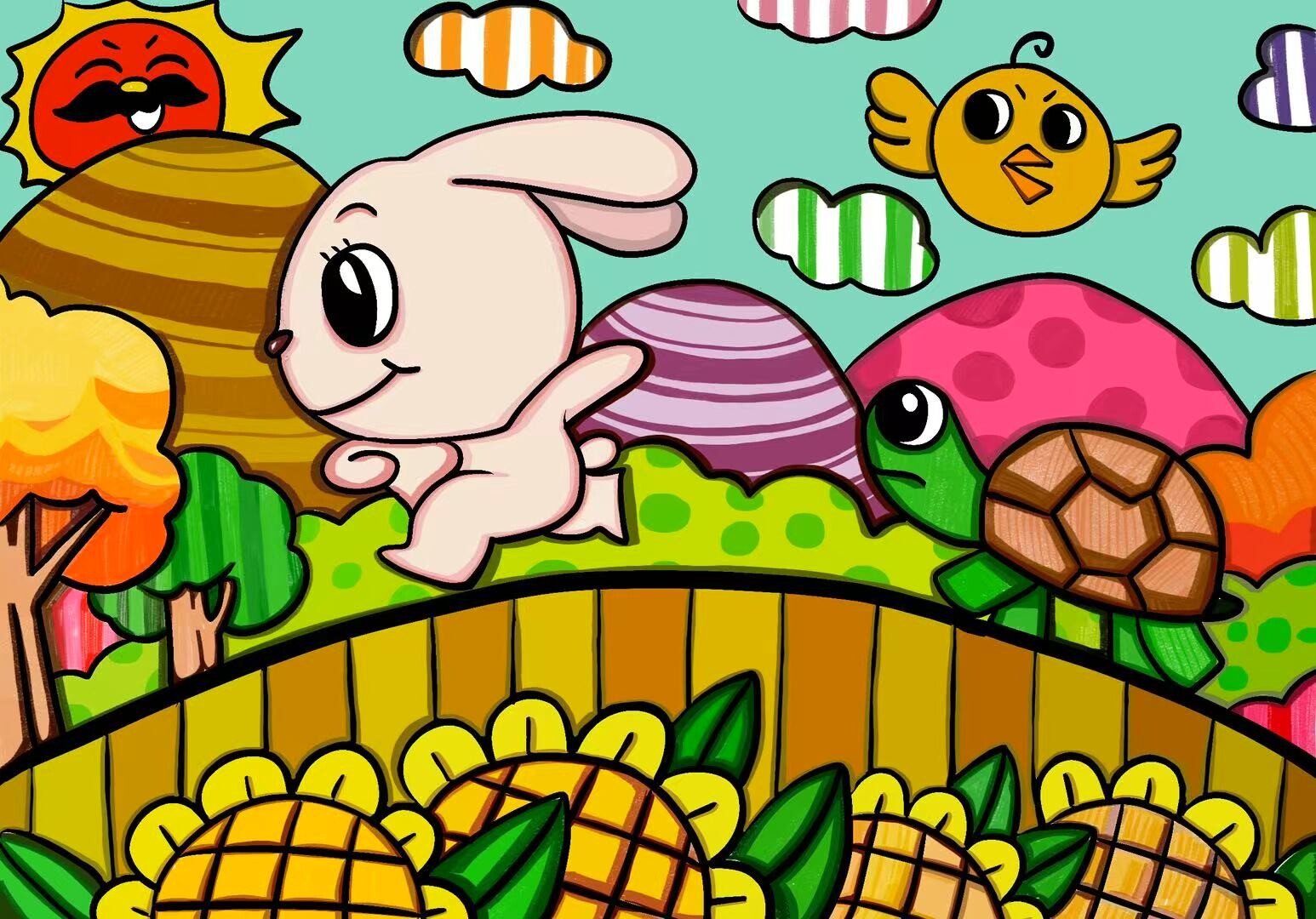 Children’s Art Teaching Samples | Procreate Demo Illustrations for Kids’ Art Classes — artwork 5