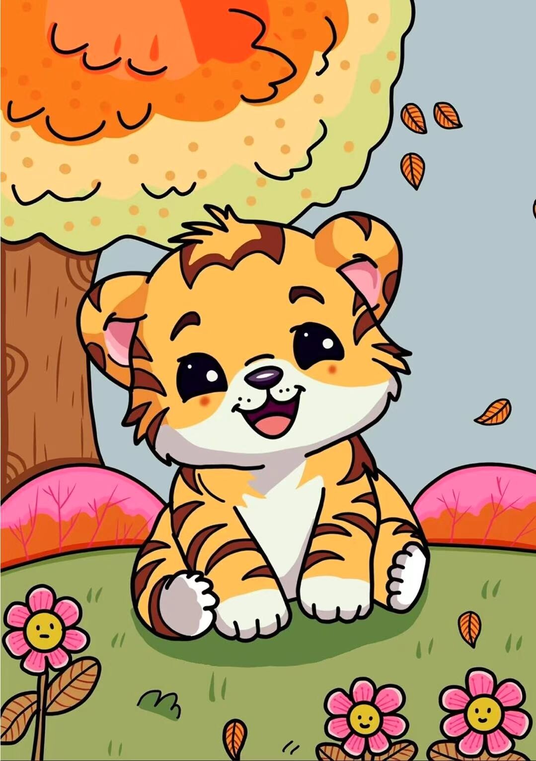 Children’s Art Teaching Samples | Procreate Demo Illustrations for Kids’ Art Classes — artwork 1