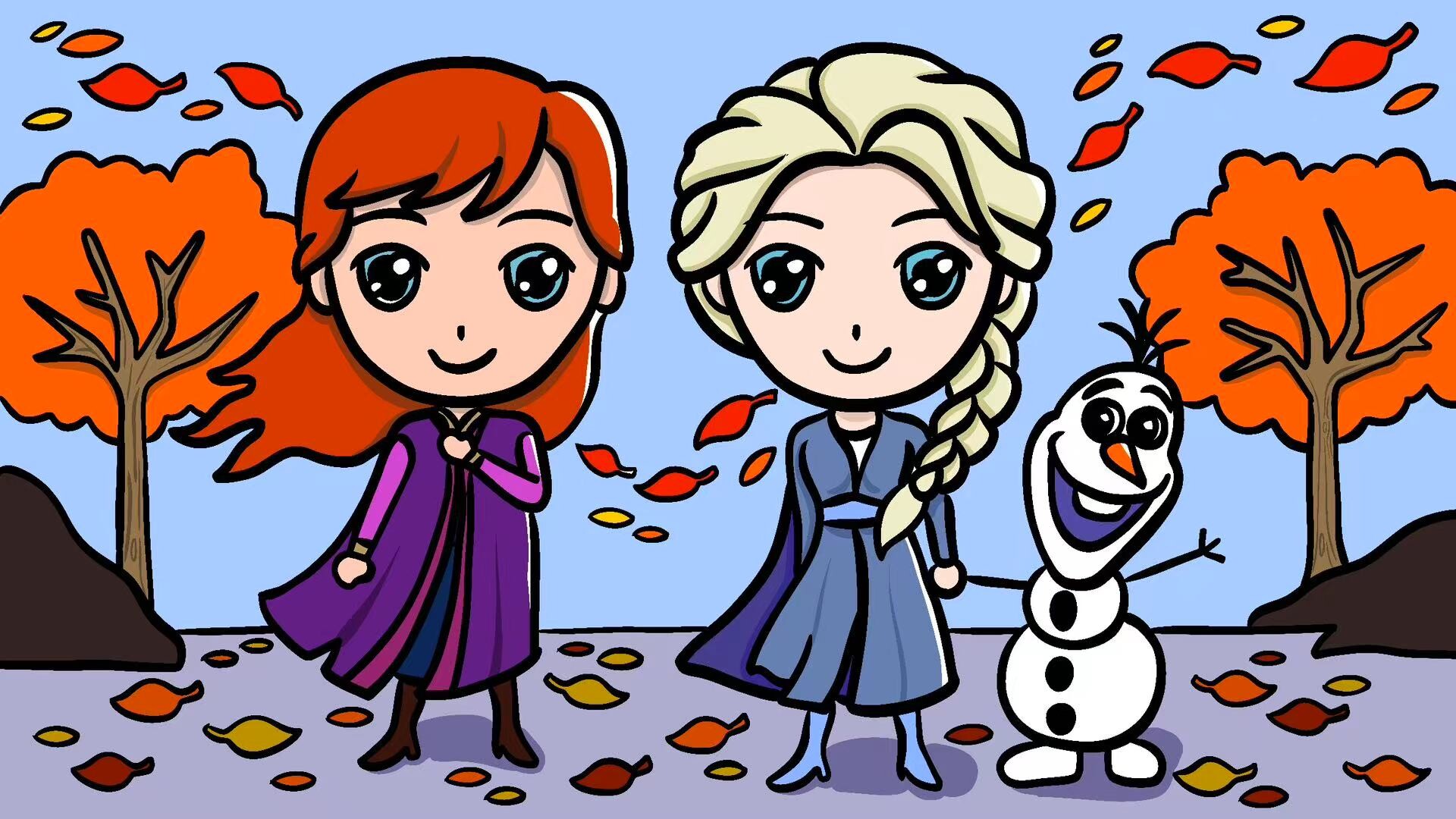 Children’s Art Teaching Samples | Procreate Demo Illustrations for Kids’ Art Classes — artwork 15