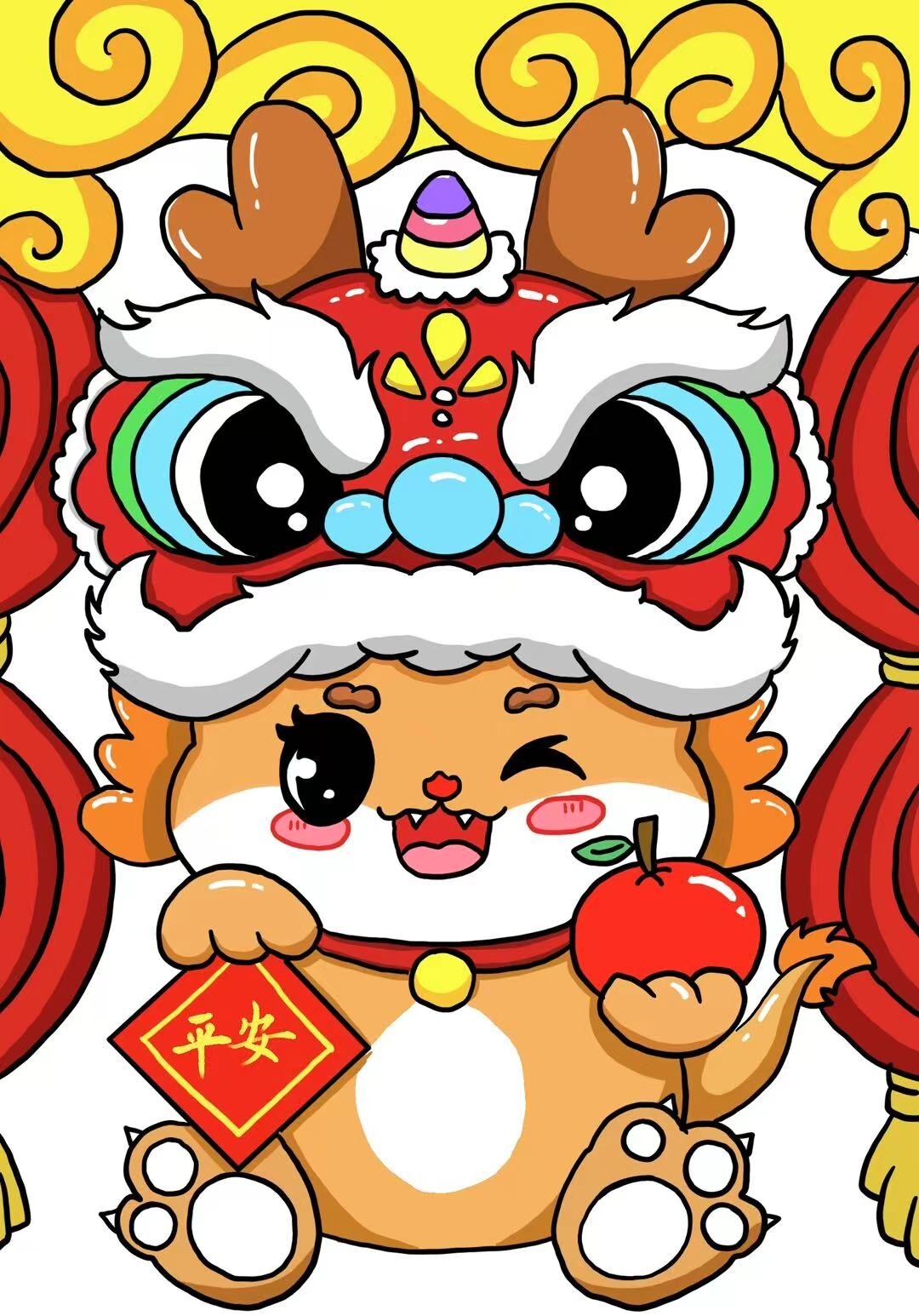 Children’s Art Teaching Samples | Procreate Demo Illustrations for Kids’ Art Classes — artwork 26