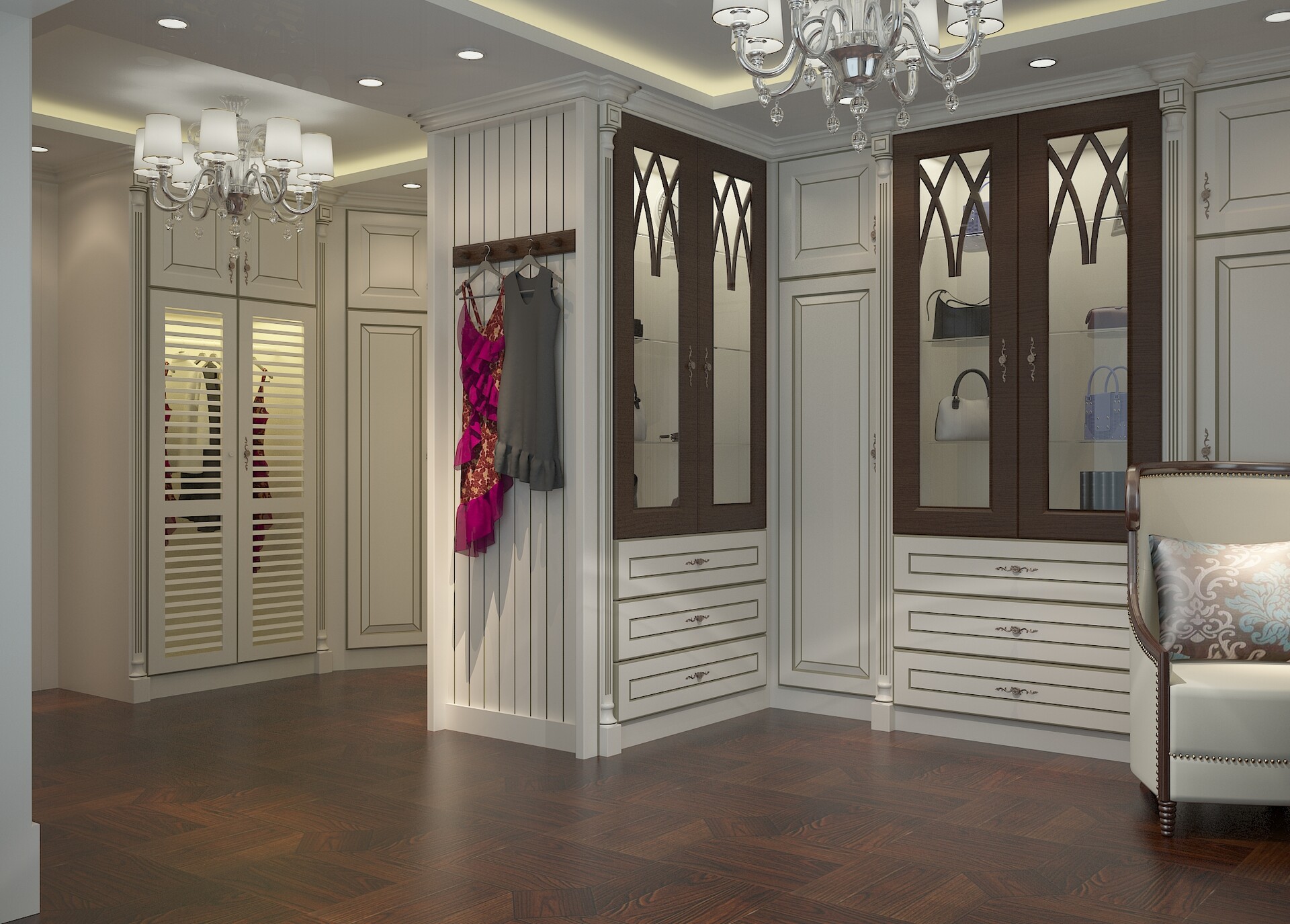 Custom Walk-in Closet Design | 3D Visualization Project — artwork 5