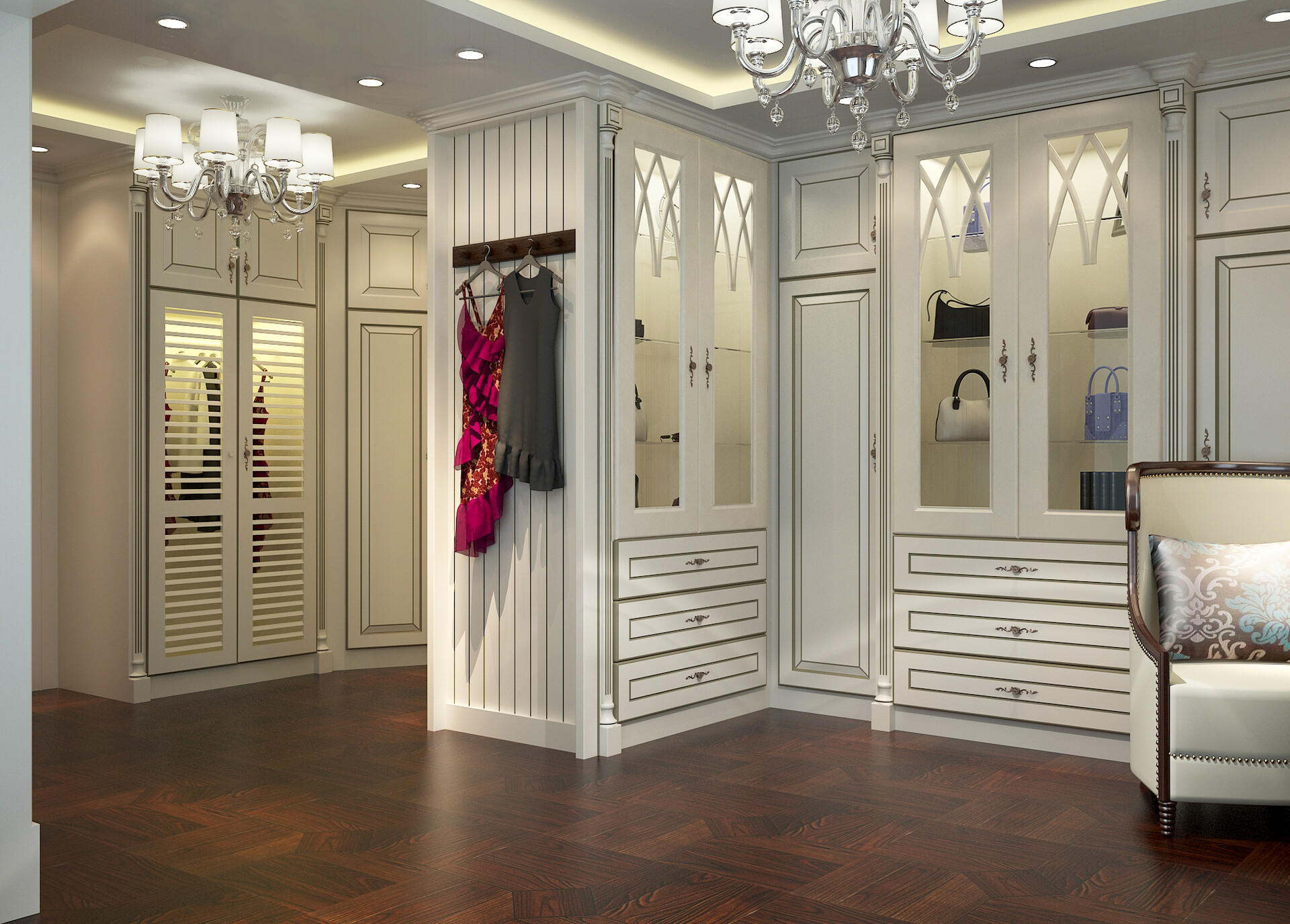 Custom Walk-in Closet Design | 3D Visualization Project — artwork 2