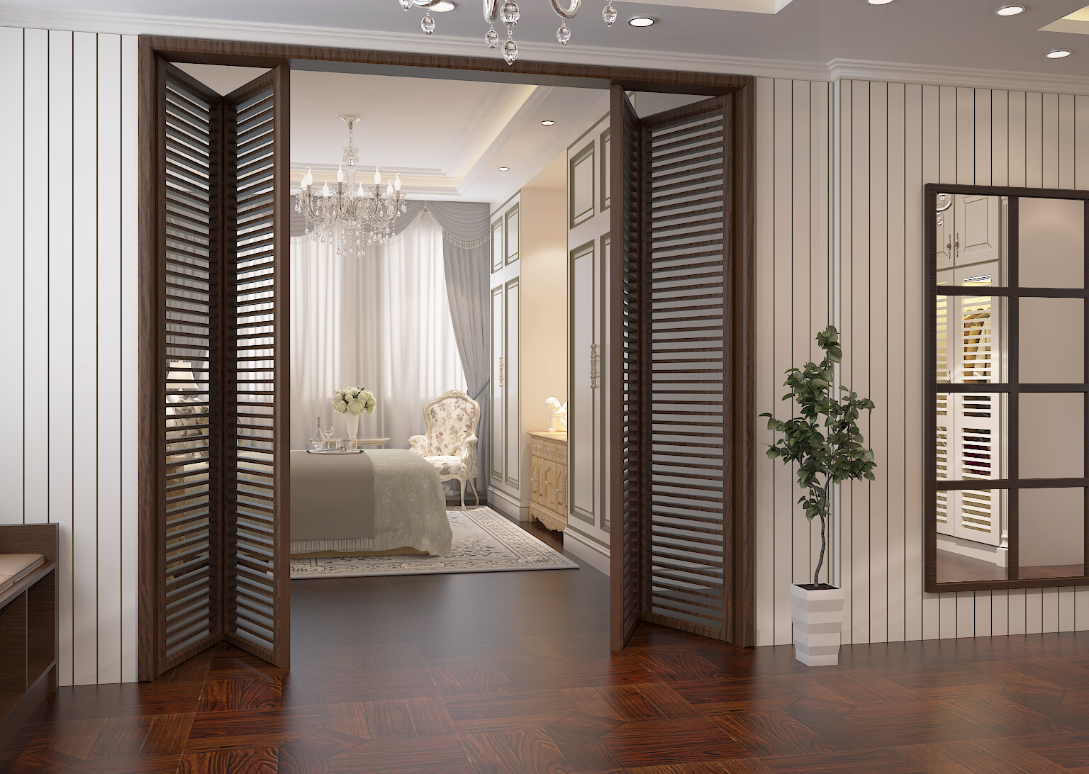 Custom Walk-in Closet Design | 3D Visualization Project — artwork 4