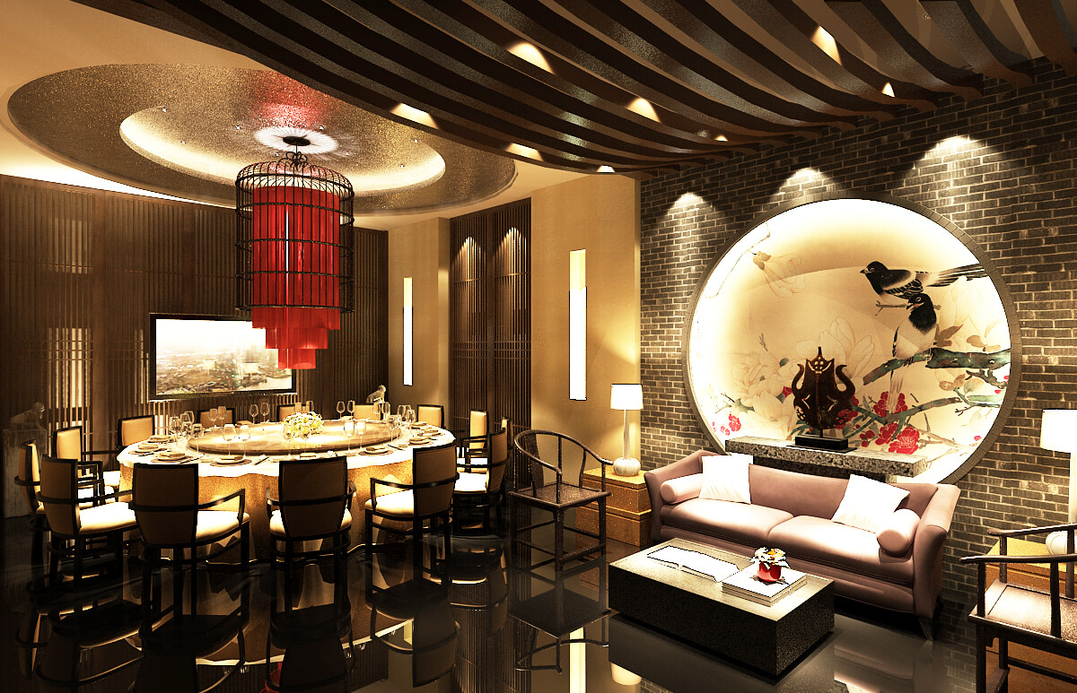 Traditional Chinese Restaurant Design | 3D Visualization Project — artwork 1