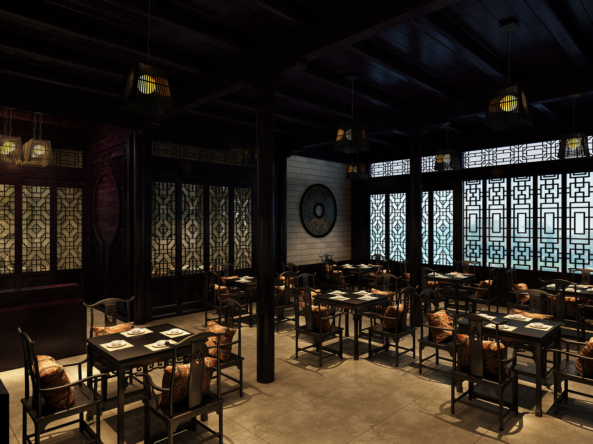 Traditional Chinese Restaurant Design | 3D Visualization Project — artwork 5
