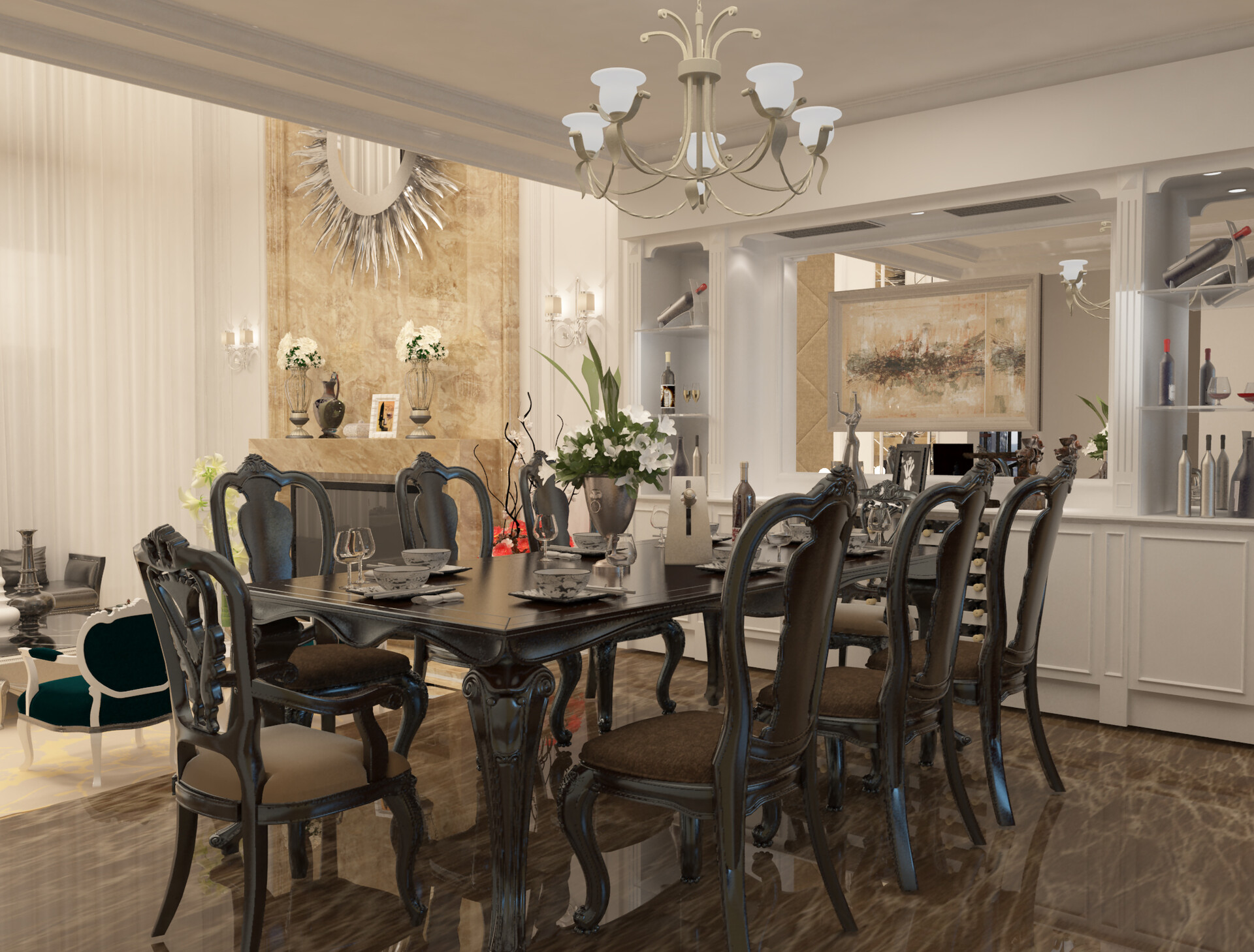 Villa Interior Design | 3D Visualization Project — artwork 4